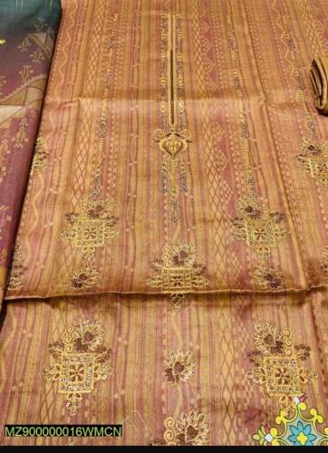 3 PCS WOMEN UNSTICHED LAWN PRINTED