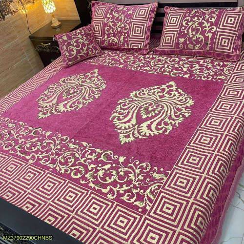 velvet jaquard  dubble bedsheet