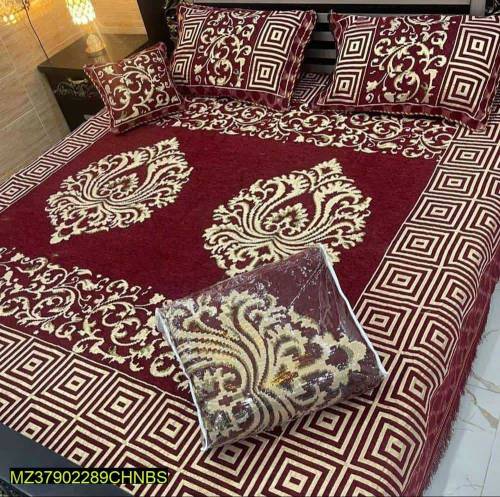 velvet jaquard  dubble bedsheet