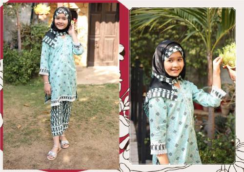 EXCLUSIVE SUNTEX SHIFA PRINTED KID'S COLLECTION 2024