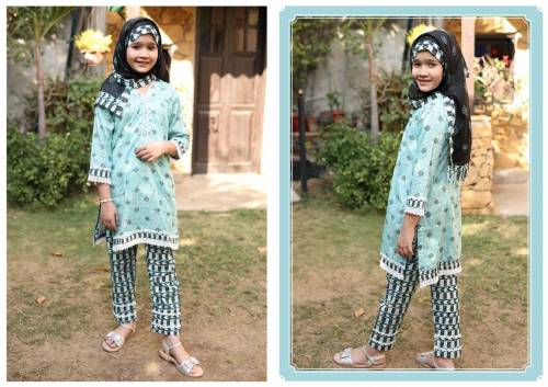 EXCLUSIVE SUNTEX SHIFA PRINTED KID'S COLLECTION 2024