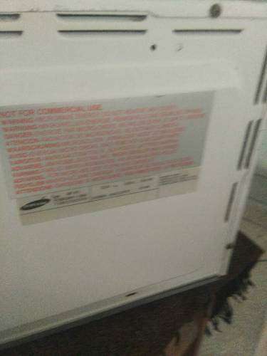 Samsung microwave oven