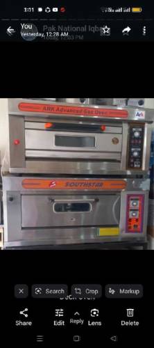 pizza oven/ftyry/shawarma counter/salad bar/ice cream machin/ coffee 