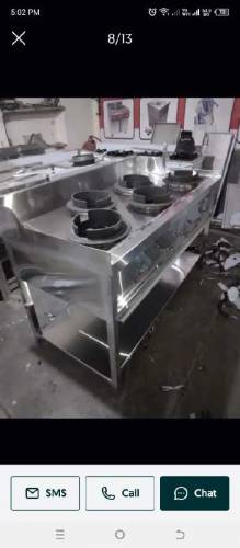 pizza oven/ftyry/shawarma counter/salad bar/ice cream machin/ coffee 