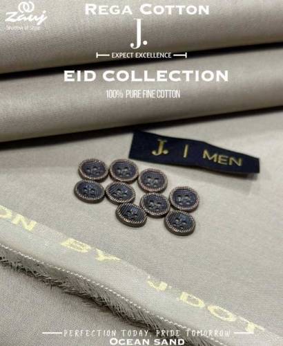 Men's Unstitched Cotton plain suit