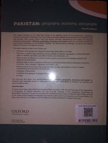 Pakistan geography economy and people fourth edition 