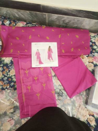 saya jacquard 3pc lawn 