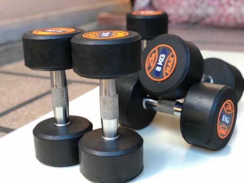 Rubber coated Dumbles/