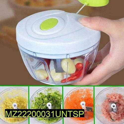Manual Pull Rope Food Vegetable Blender