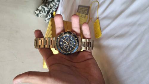 Branded Men Gold plated watch 
