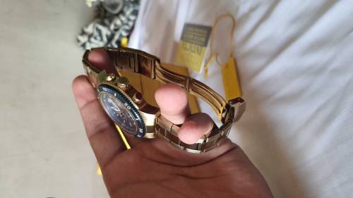 Branded Men Gold plated watch 