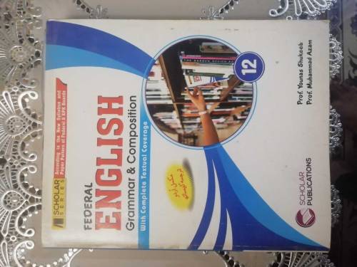 Scholar key of English book for 12th class