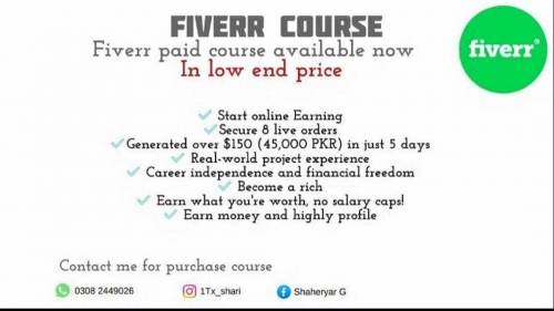 FIVERR FULL COURSE