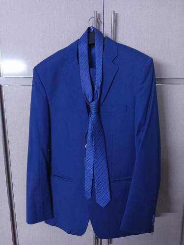 Pent Coat - Navy Blue