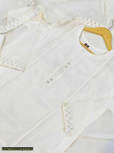 ORGANZA EBROIDERED SUIT