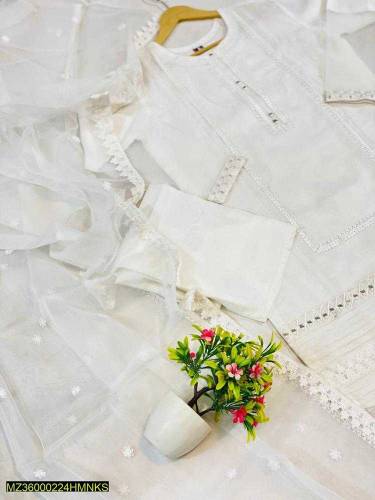 ORGANZA EBROIDERED SUIT