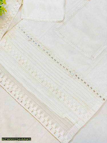 ORGANZA EBROIDERED SUIT