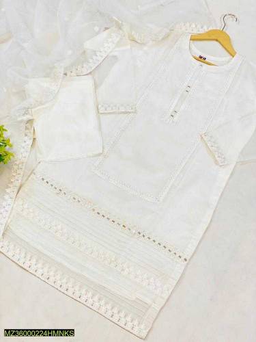 ORGANZA EBROIDERED SUIT