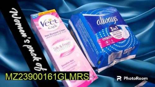 Sanitary Pads And Hair Removal Cream Deal