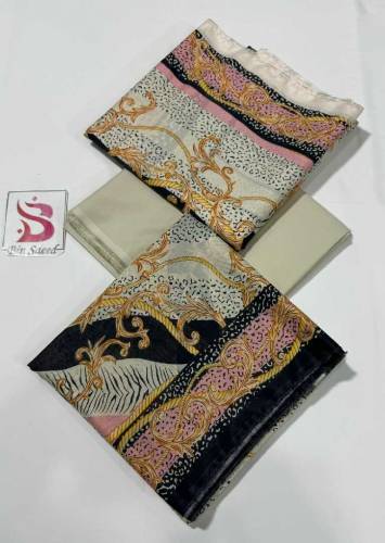 Bin saeed 3 pcs lawn suit