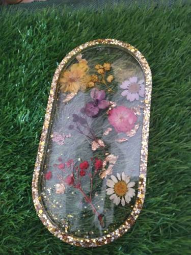 resin hand made dish