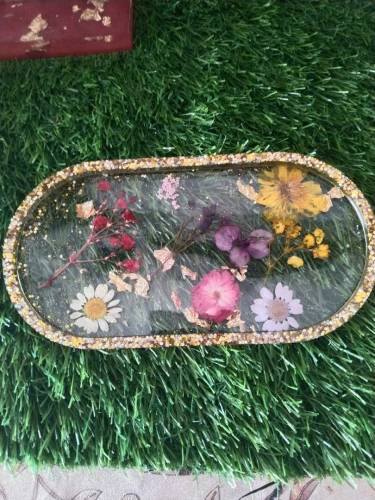 resin hand made dish