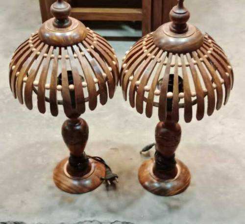 wooden lamp