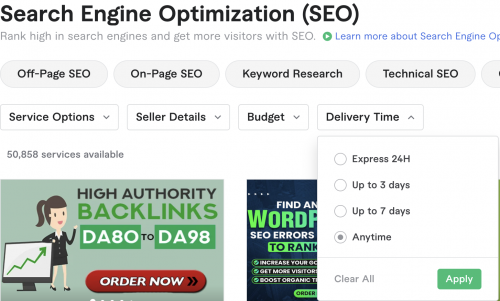 Fiverr gig ranking and first order gurantee100%