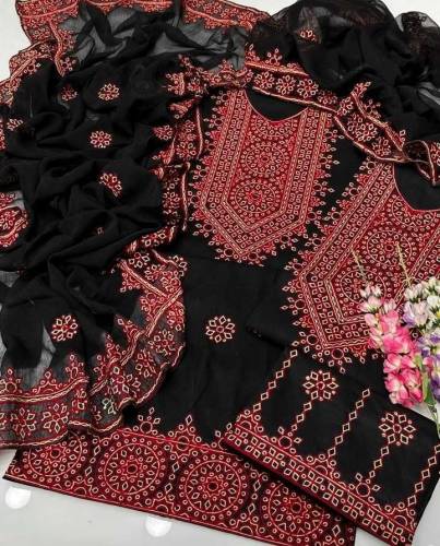 3pc Women Clothing Unstitched
