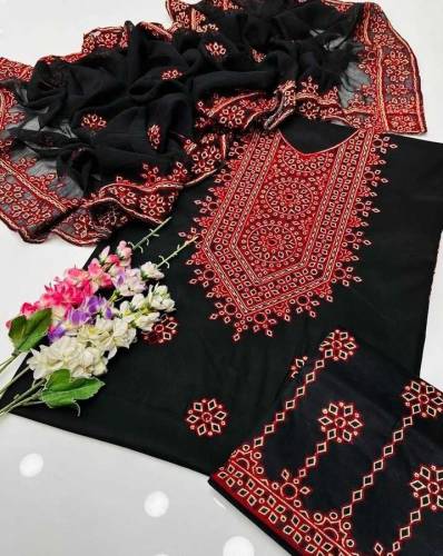3pc Women Clothing Unstitched