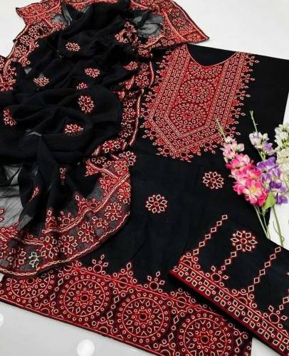 3pc Women Clothing Unstitched