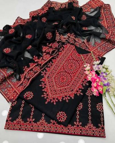 3pc Women Clothing Unstitched