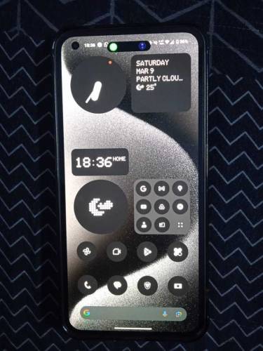 Nothing Phone 1 with Nothing Earbuds 1 