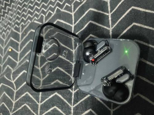 Nothing Phone 1 with Nothing Earbuds 1 
