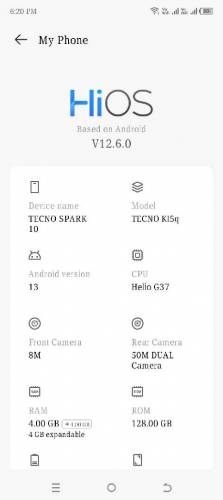 Techno Spark 10