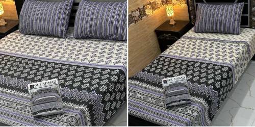 *Gift Pack Bedsheet**Nishat / Gul Ahmad / Khaadi bedsheet*