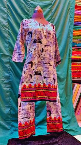 2 pcs lawn dress
