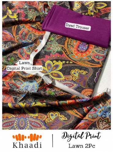 Mixed Brands 2pc Digital Printed Suit 