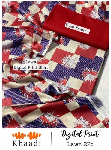 Mixed Brands 2pc Digital Printed Suit 