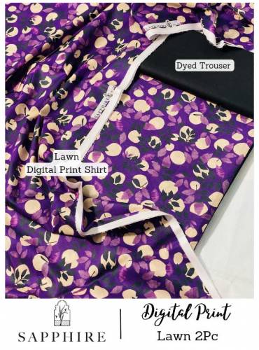 Mixed Brands 2pc Digital Printed Suit 