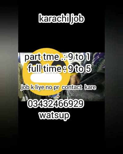 karachi job