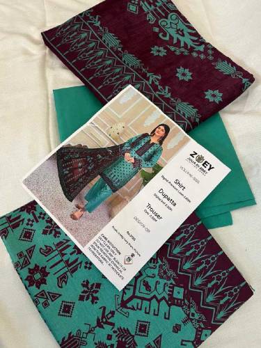 Summer collection 3Pc lawn 2024