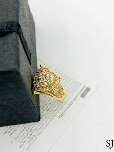 complete zircon heart ring