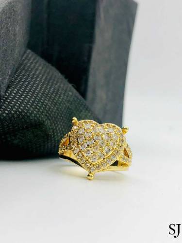 complete zircon heart ring