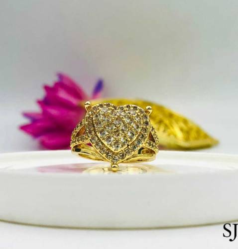 complete zircon heart ring