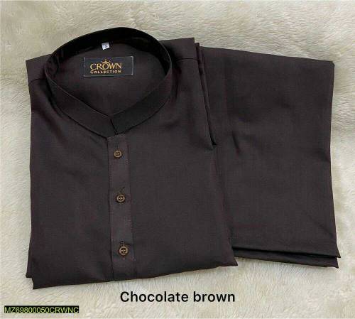 Choclate brown suit ( wash in wear) 😯😇