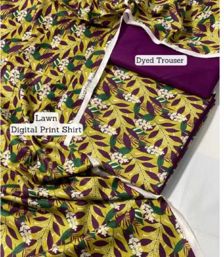 *Bonanza Satrangi, Khaadi and Sapphire All Over Lawn 2Pc 