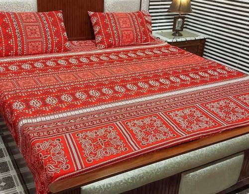 3 pieces crystal cotton bedsheets 