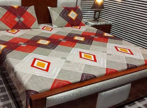 3 pieces crystal cotton bedsheets 
