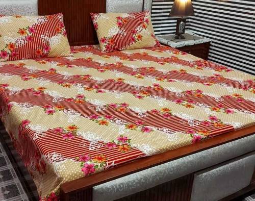 3 pieces crystal cotton bedsheets 